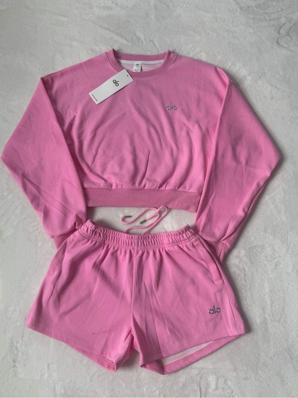 ALO Yoga Women’s Bubblegum Pink Athletic Shorts